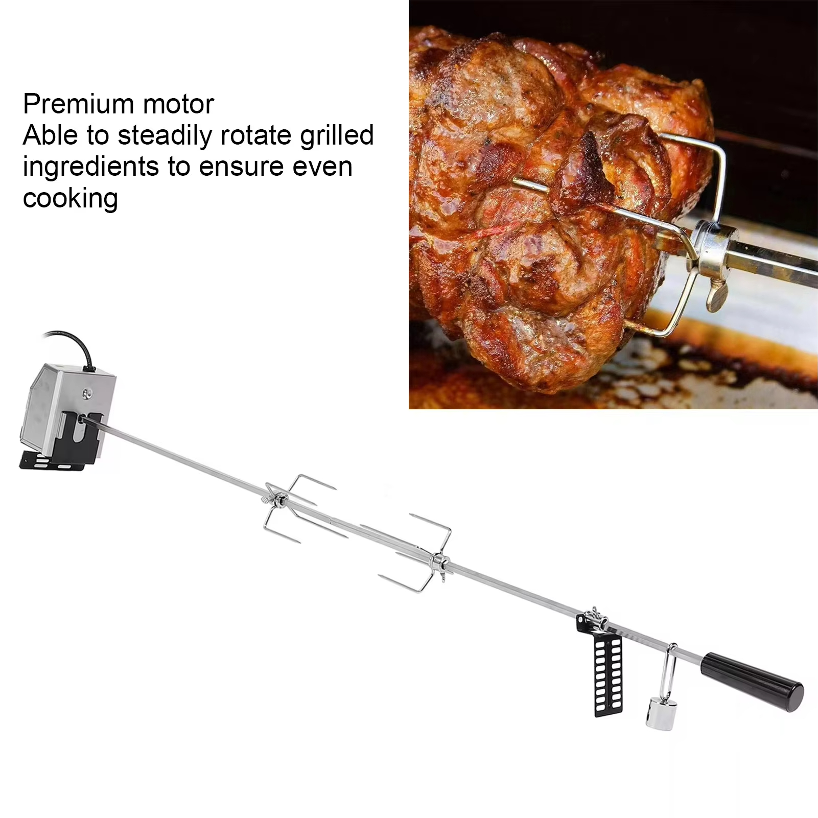 BBQ Grill Motor Meat Forks Set - đánh giá và giá Camping Cooking Electric
