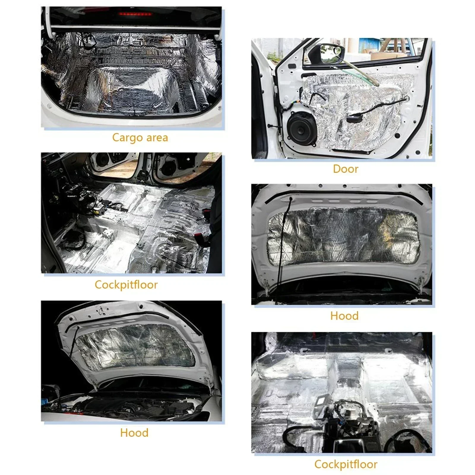 Car Sound Deadening Mat 5mm 10 - đánh giá và giá Aluminum Foil Heavy Duty