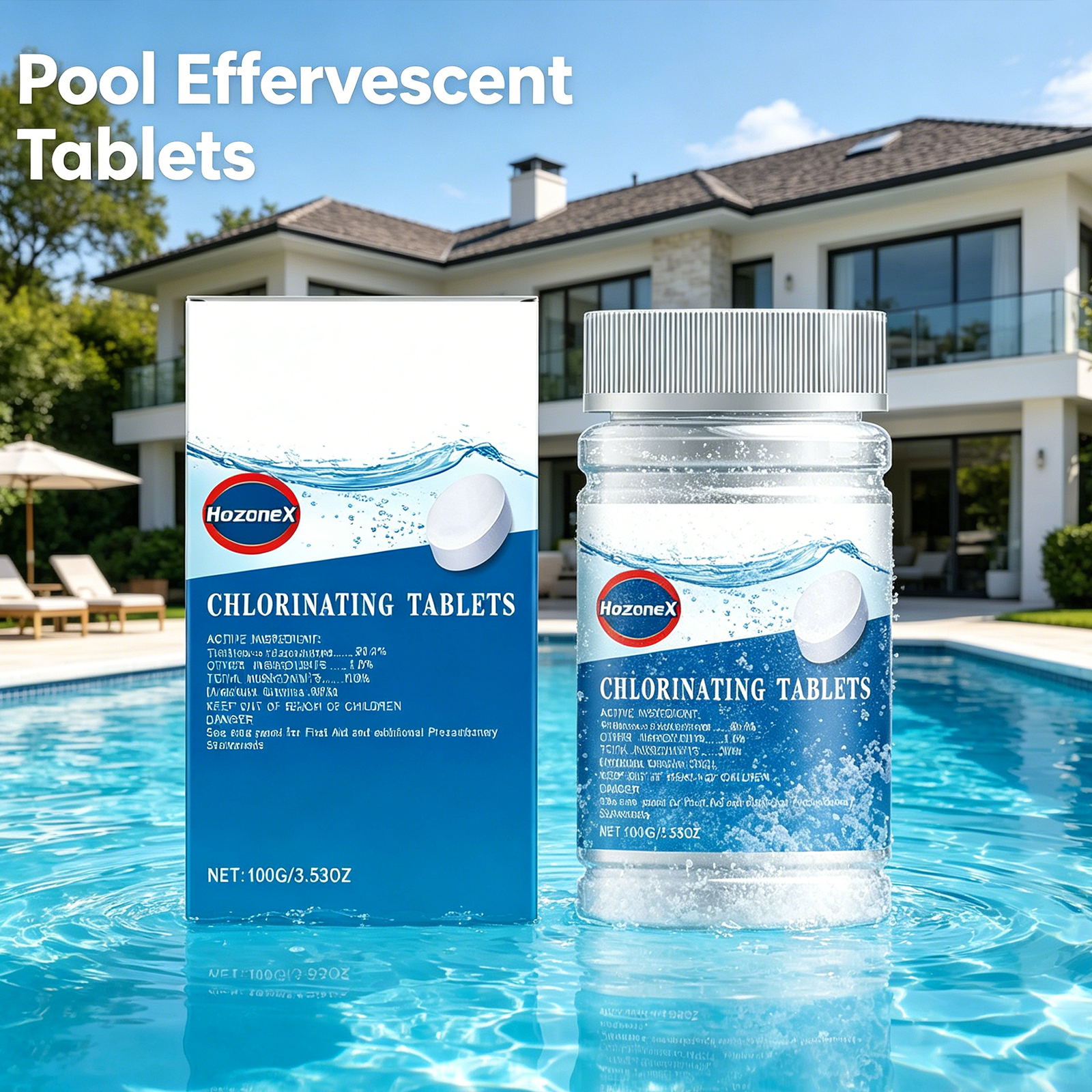 100g Swimming Pool Cleaning Ef - đánh giá và giá Water Purification Tablet