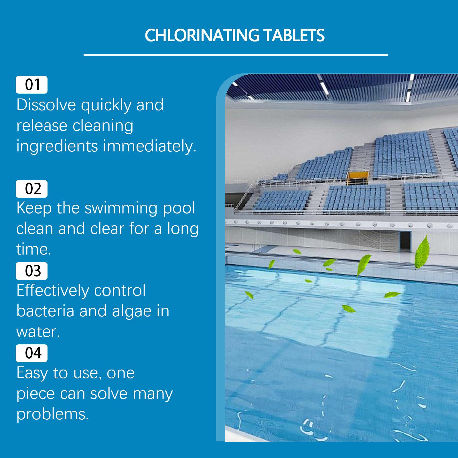 100g Swimming Pool Cleaning Ef - đánh giá và giá Water Purification Tablet