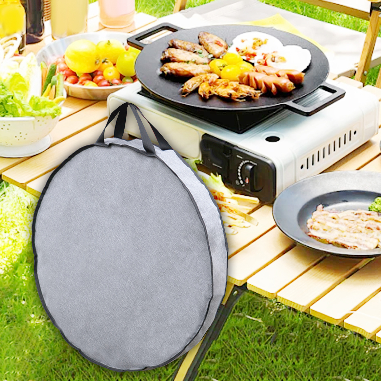 Camping Skillet Bag Portable C - đánh giá và giá Camping Cooking Plate