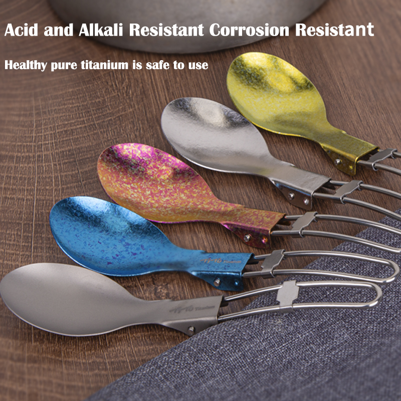 TiTo Titanium Folding Spork Po - đánh giá và giá Camping Cooking Meals