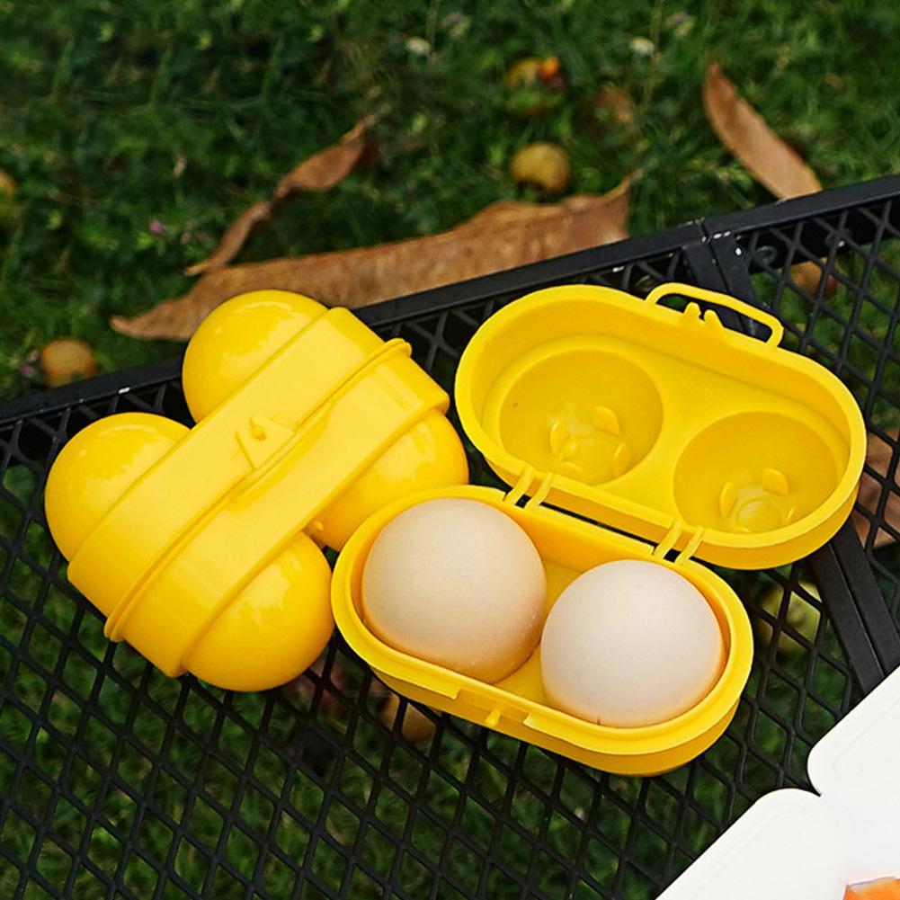 2 Grid Egg Storage Box Contain - đánh giá và giá Camping Cooking Range