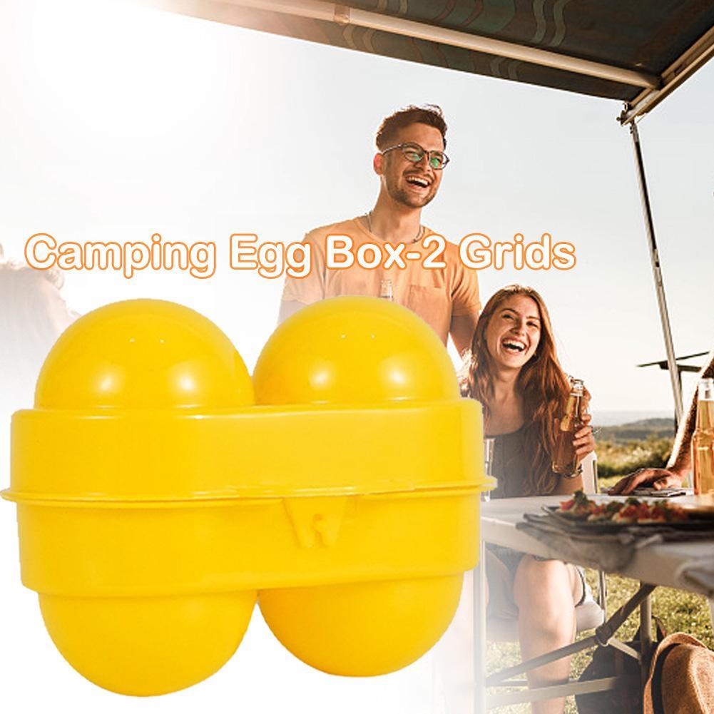 2 Grid Egg Storage Box Contain - đánh giá và giá Camping Cooking Range