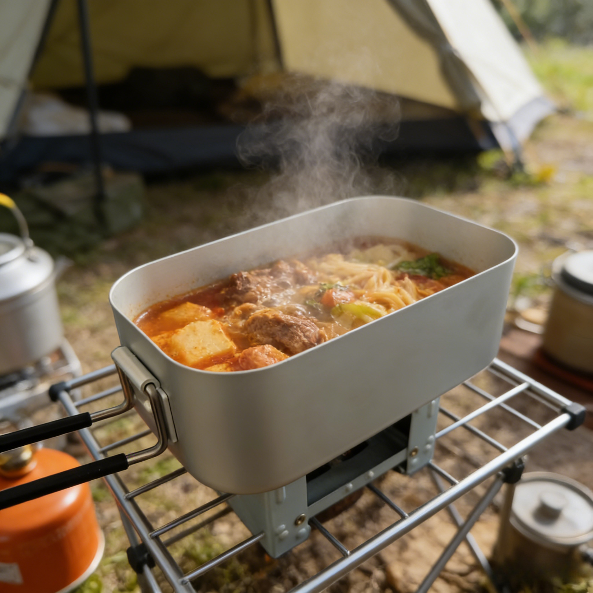 Aluminum Alloy Lunch Box Porta - đánh giá và giá Japanese Camping Cooking