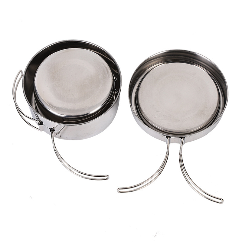 CLS 4-Piece Stainless Steel Ca - đánh giá và giá Quechua Camping Cooking Set