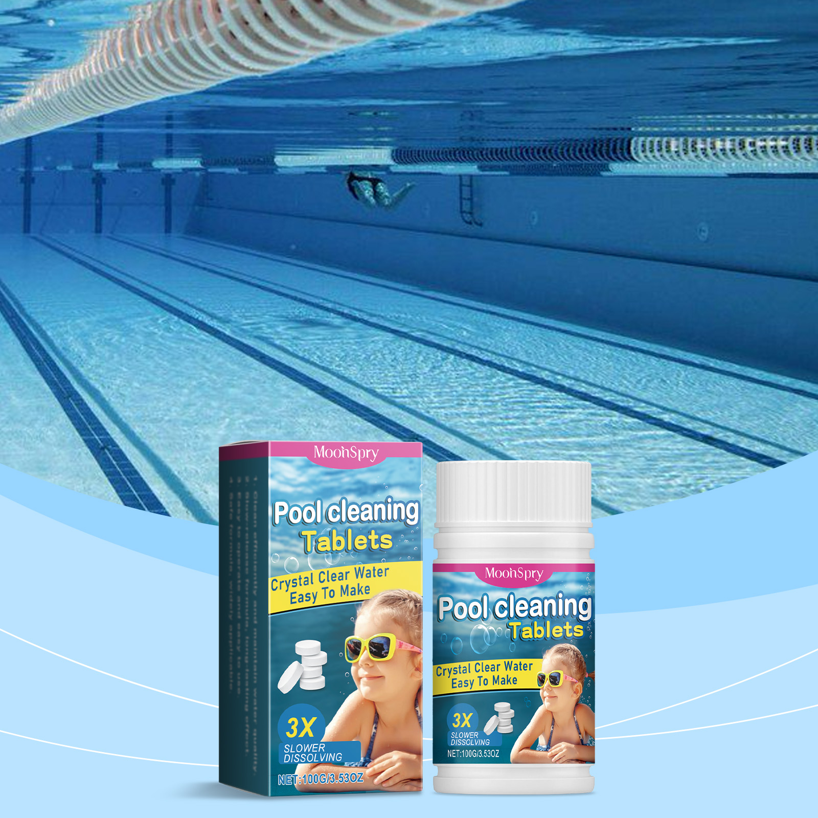 Home Pool Cleaning Slow-Releas - đánh giá và giá Water Purification Tablet