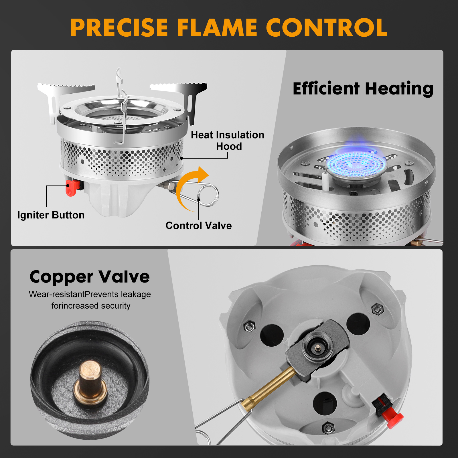1.4L Portable Cooking System W - đánh giá và giá Camping Cooking No Gas