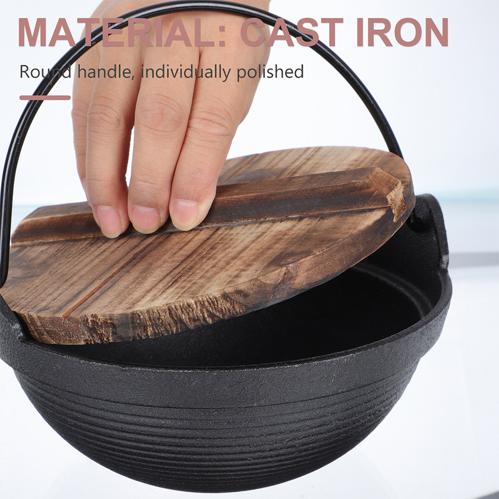 Japanese Style Iron Stewing Po - đánh giá và giá Japanese Camping Cooking