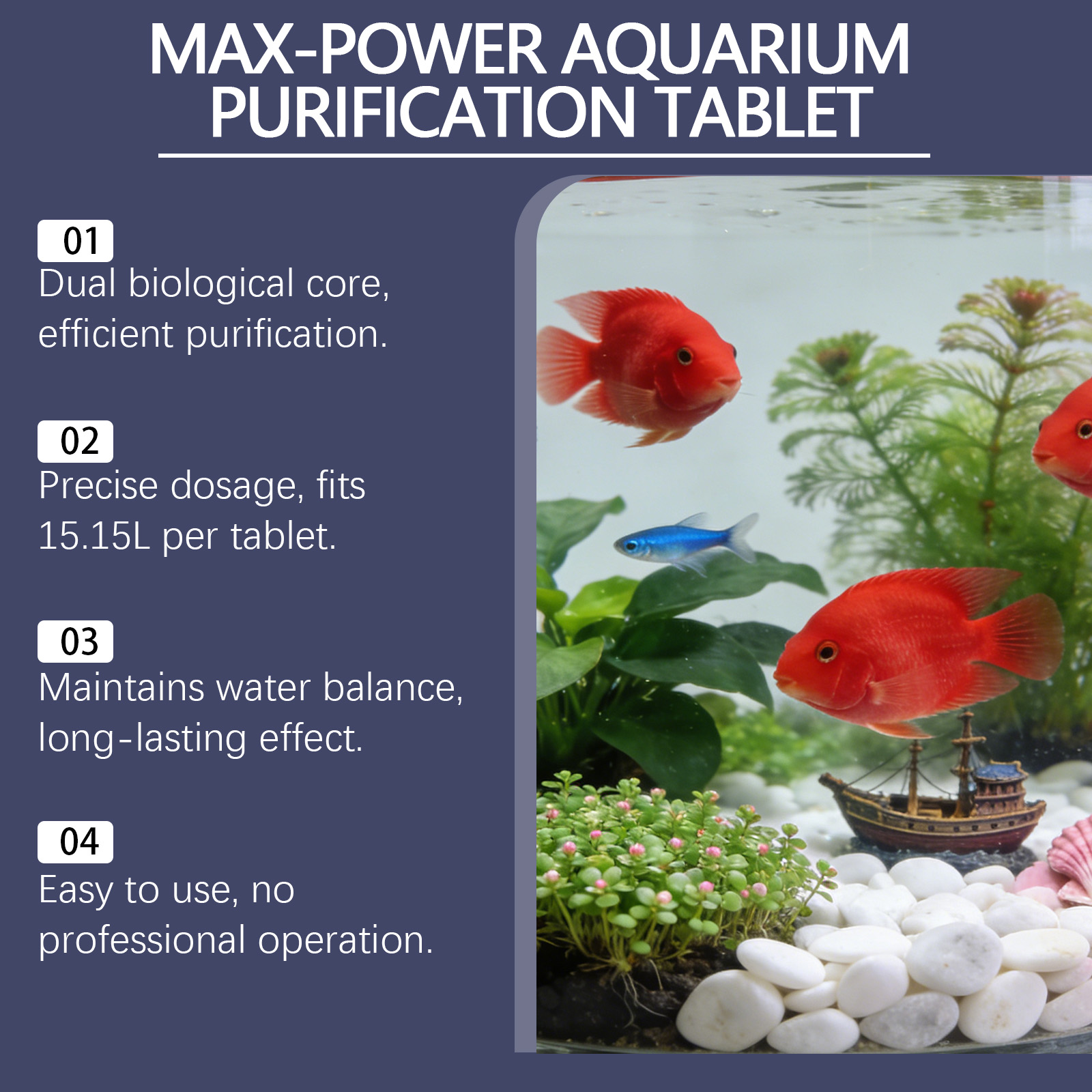 Aquarium Purification Tablets  - đánh giá và giá Water Purification Tablet