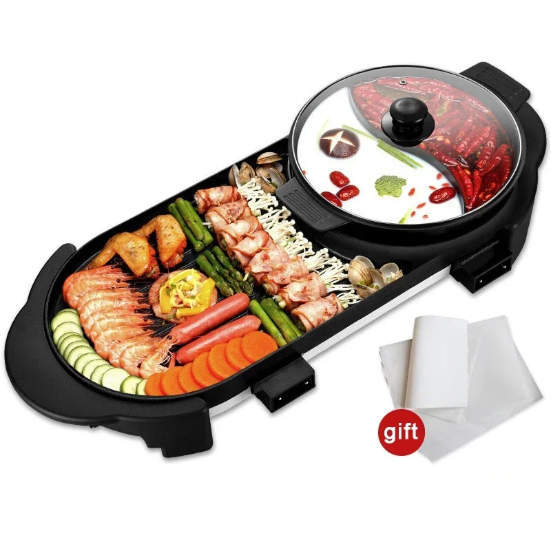 2-in-1 BBQ And Hot Pot Machine - đánh giá và giá Camping Cooking Hot Plate