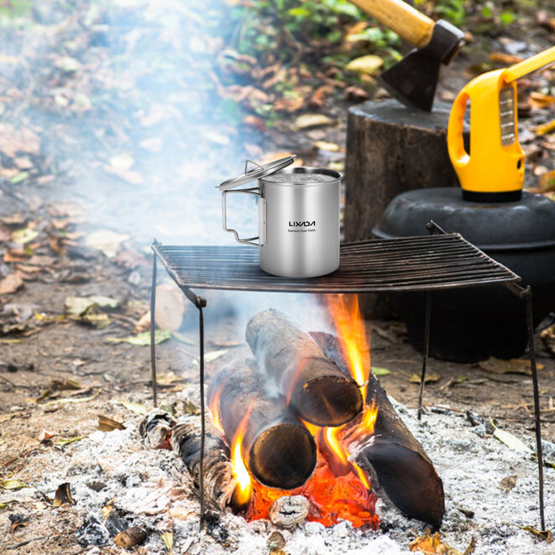 Lixada 750ml Cup Outdoor Stain - đánh giá và giá Camping Cooking Utensil Bag
