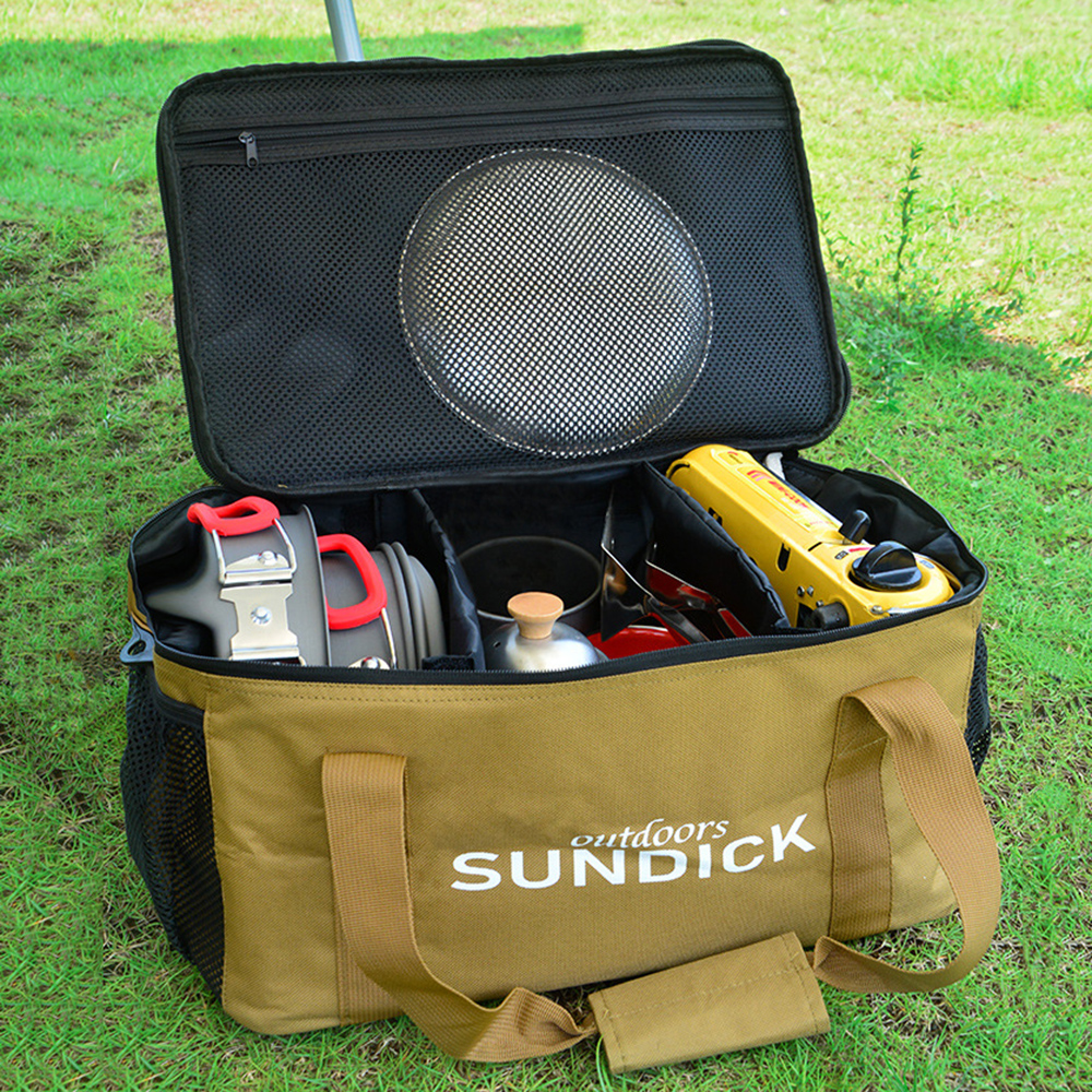 Outdoor Picnic Bag Waterproof  - đánh giá và giá Camping Cooking Utensil Bag