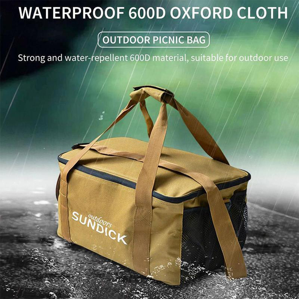 Outdoor Picnic Bag Waterproof  - đánh giá và giá Camping Cooking Utensil Bag