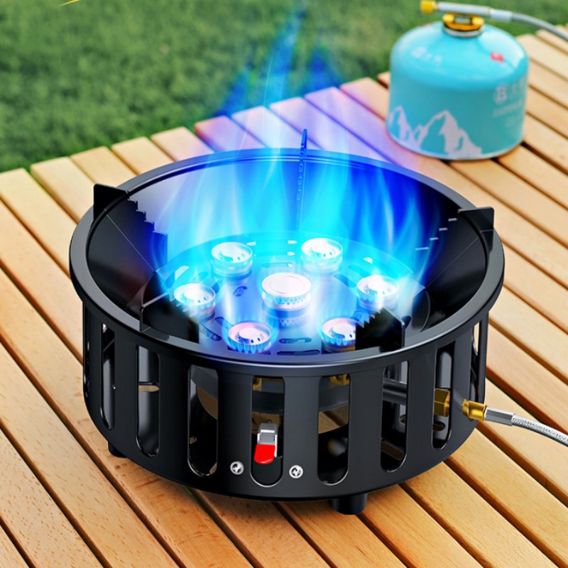 High-Power 7-Core 21000W Porta - đánh giá và giá Camping Cooking No Gas