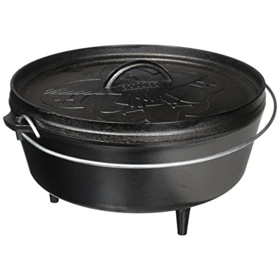 6Quart PreSeasoned Cast Iron C - đánh giá và giá Camp Dutch Oven Cast