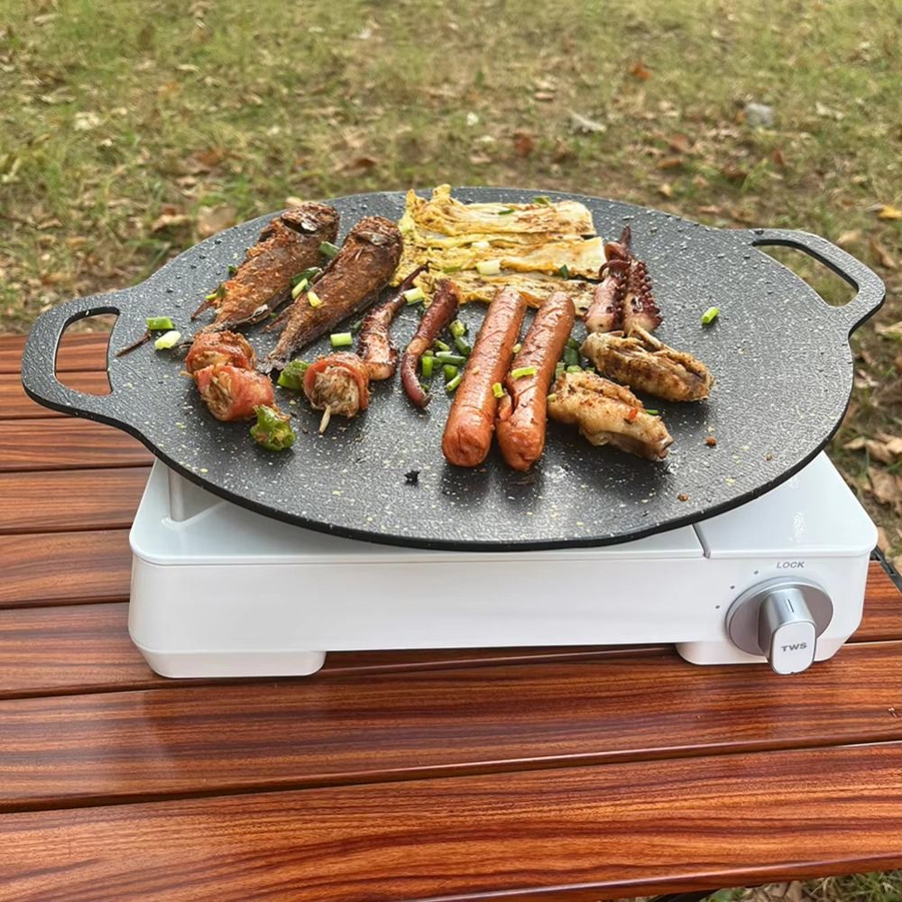 28/30/32cm New Korean Barbecue - đánh giá và giá Camping Cooking Range