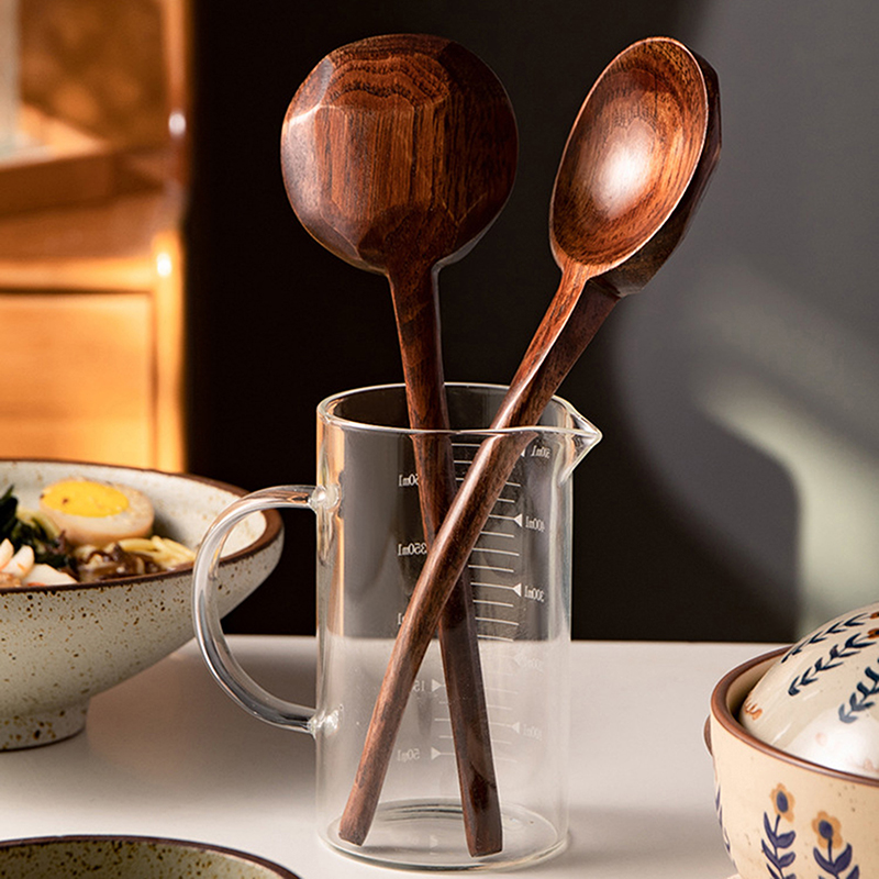 Long Handle Ramen Wooden Spoon - đánh giá và giá Japanese Camping Cooking