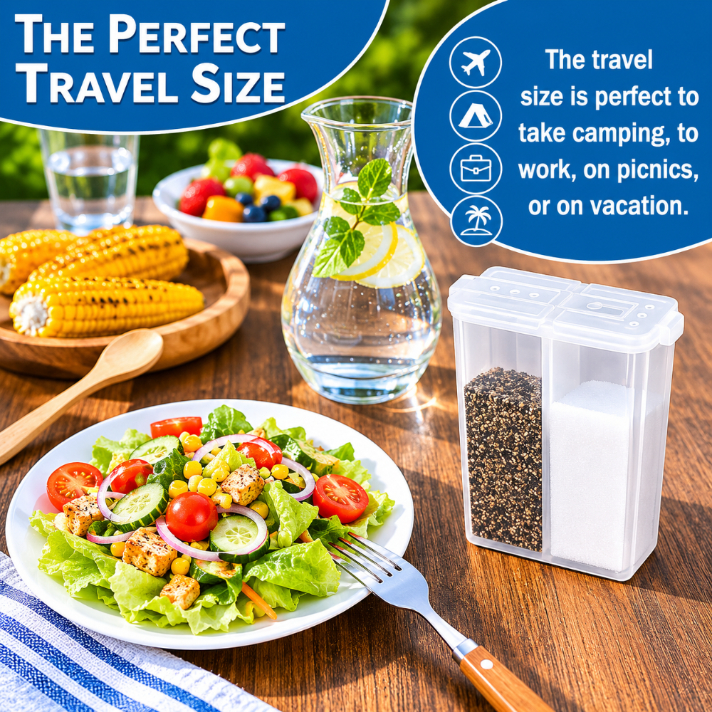 Multi-use 2in1 Spice Jar 2/4/6 - đánh giá và giá Camping Cooking Options