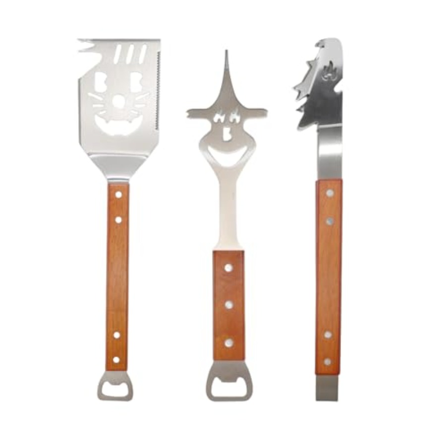 7 in 1 Stainless Steel BBQ Acc - đánh giá và giá Camping Outdoor Cooking Set