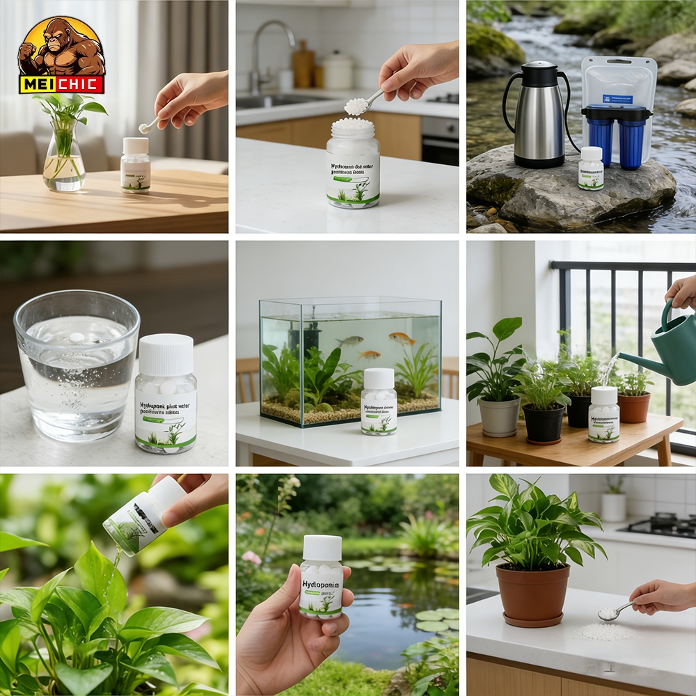 100/200 hydroponic plant water - đánh giá và giá Water Purification Tablet