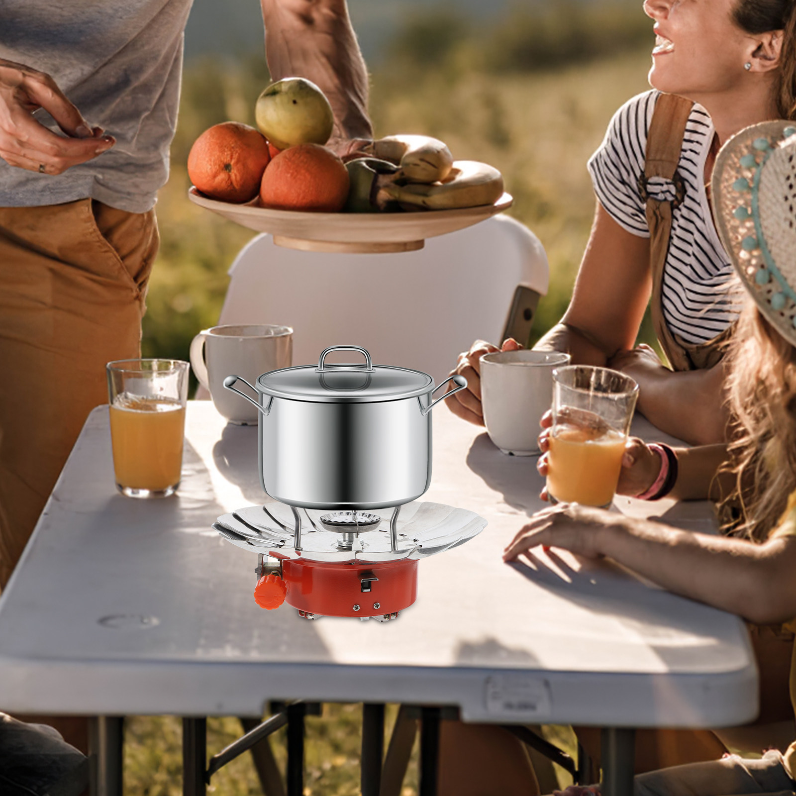 Portable Mini Lotus Gas Stove  - đánh giá và giá Camping Cooking Range