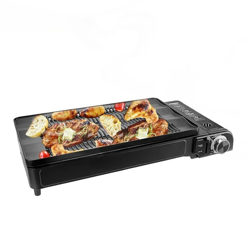 Outdoor Stainless Steel Grill  - đánh giá và giá Camping Cooking Gas Stove Portable Tool