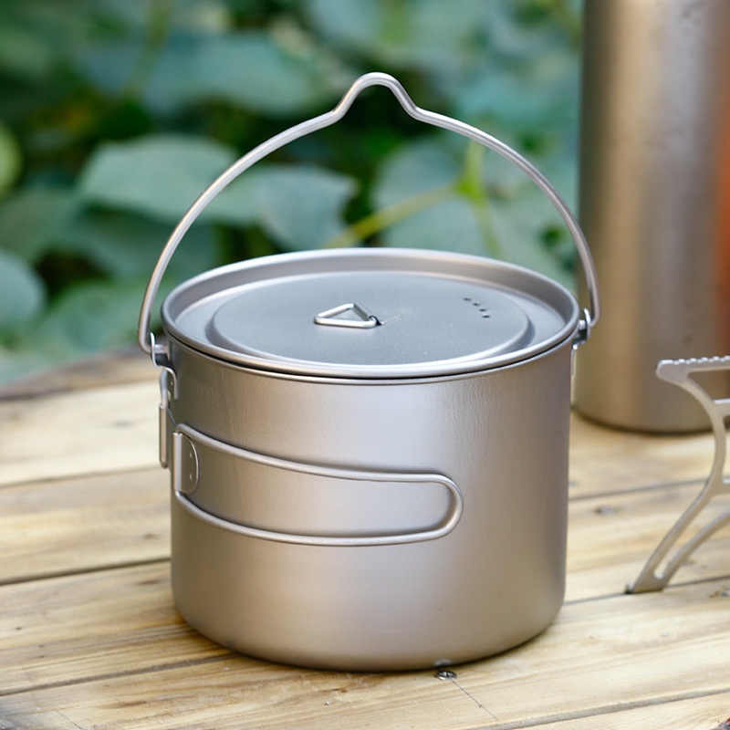 Outdoor Hanging Soup Pot Large - đánh giá và giá Camping Cooking Pot Large