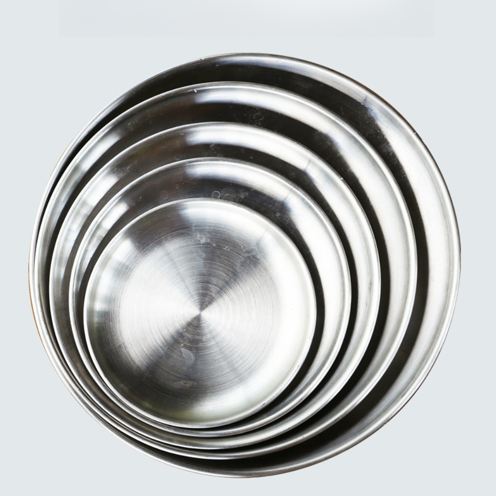 1 PCS  Stainless Steel  Plates - đánh giá và giá Camping Cooking Dishes