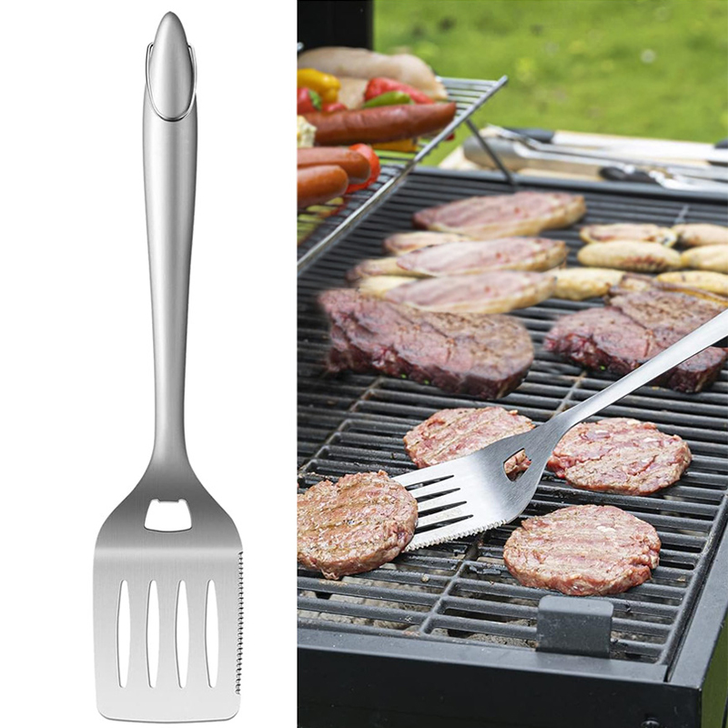 Stainless Steel Barbecue Tool  - đánh giá và giá Quechua Camping Cooking Set