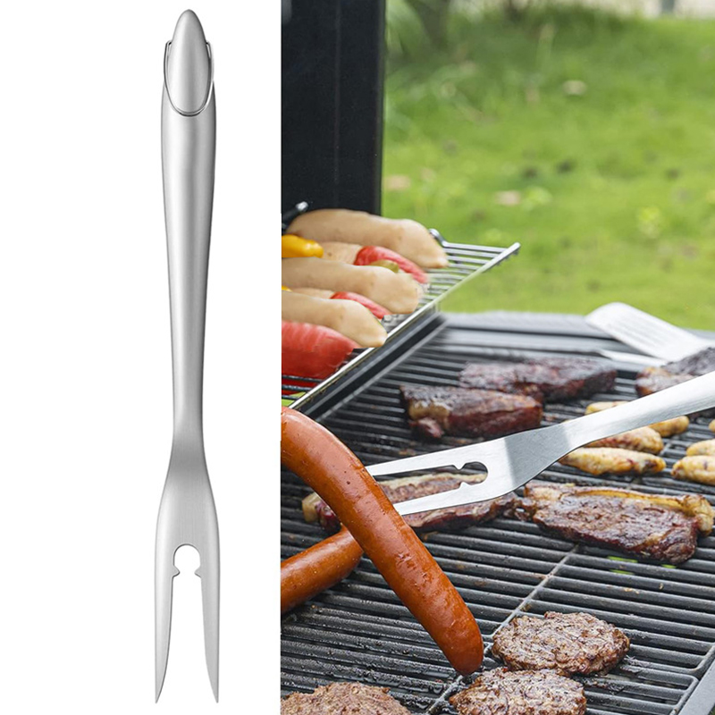 Stainless Steel Barbecue Tool  - đánh giá và giá Quechua Camping Cooking Set