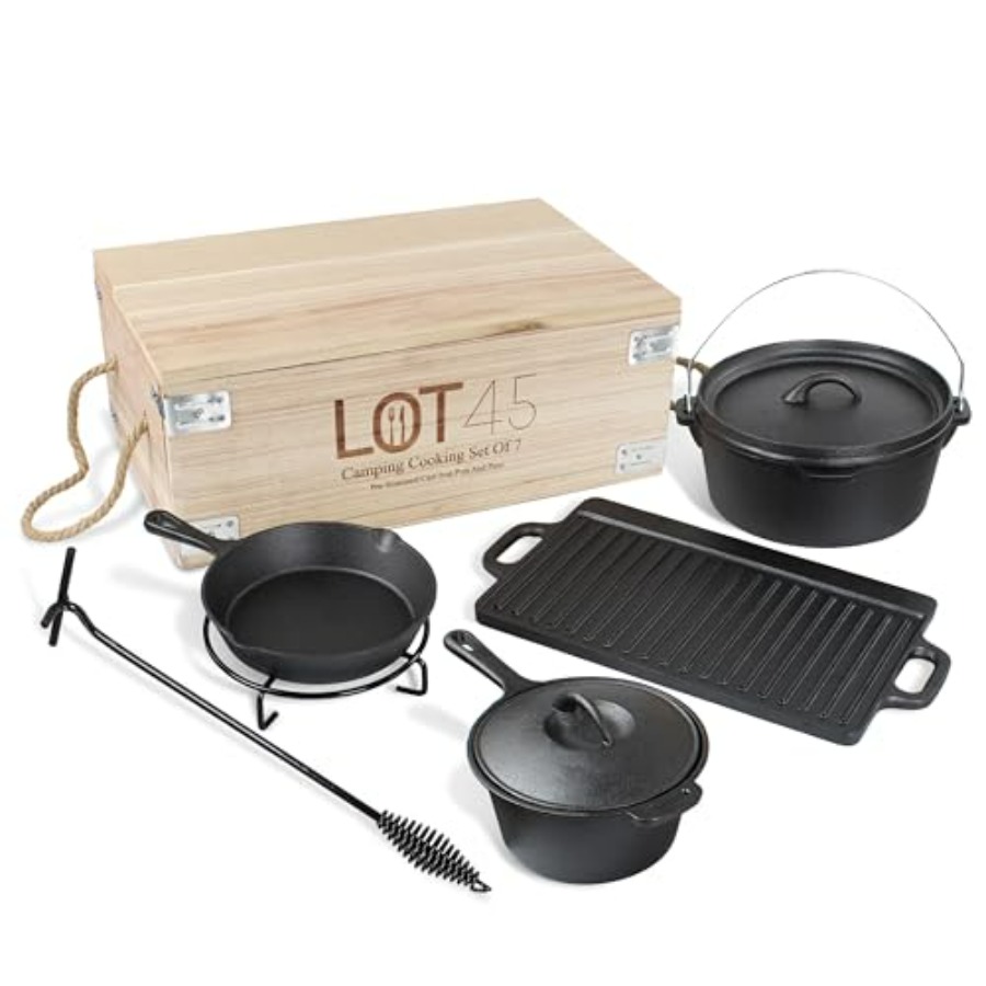 Pre-Seasoned Dutch Oven Campin - đánh giá và giá Camp Dutch Oven Cast