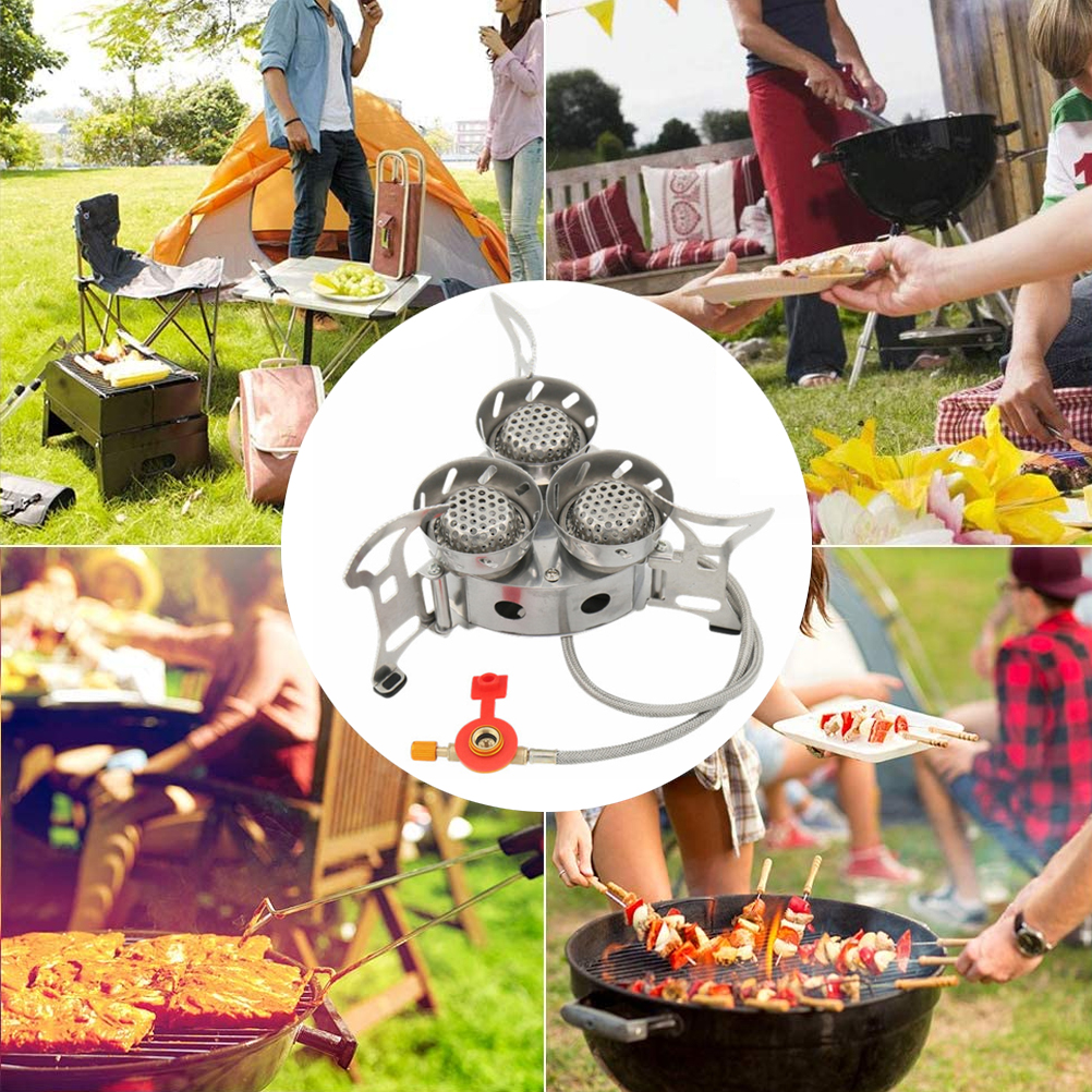 11000W High Power Windproof Ou - đánh giá và giá Camping Cooking Gas Stove Portable Tool