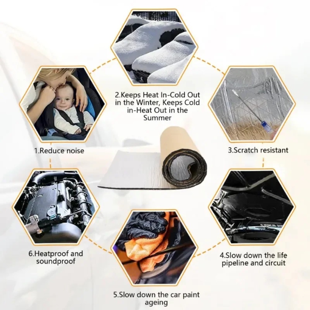 Extra Thick 20mm Car Sound Dea - đánh giá và giá Aluminum Foil Heavy Duty