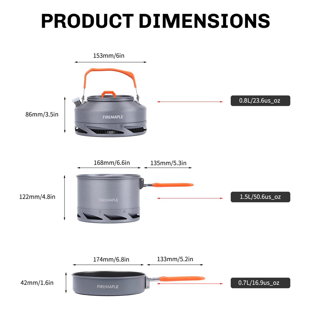 Fire Maple Camping Cookware Ut - đánh giá và giá Camping Cooking Meals