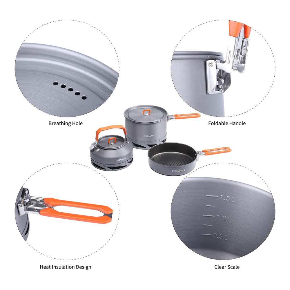 Fire Maple Camping Cookware Ut - đánh giá và giá Camping Cooking Meals
