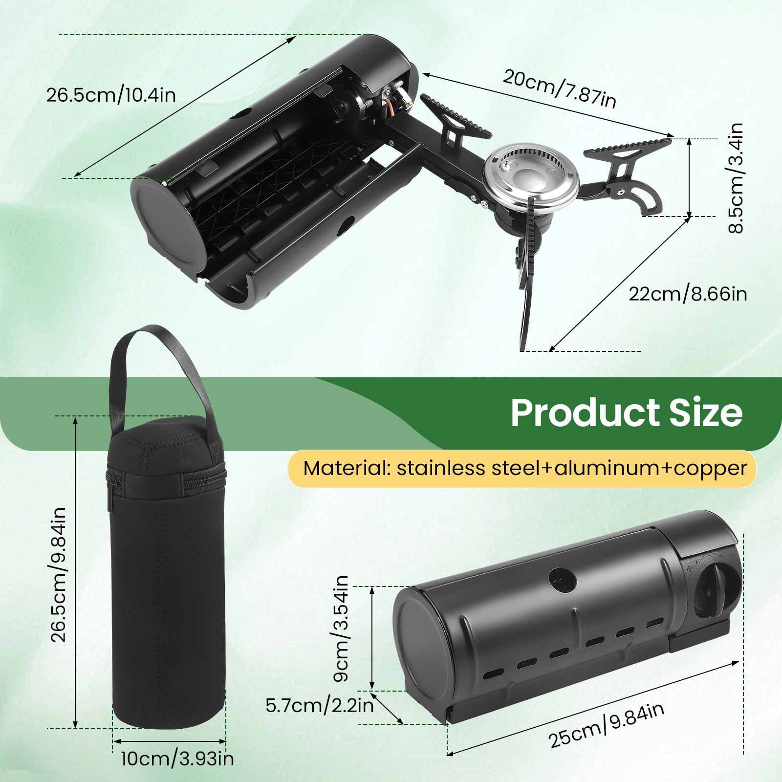 2800W Portable Folding Stove C - đánh giá và giá Camping Cooking Gas Stove Portable Tool