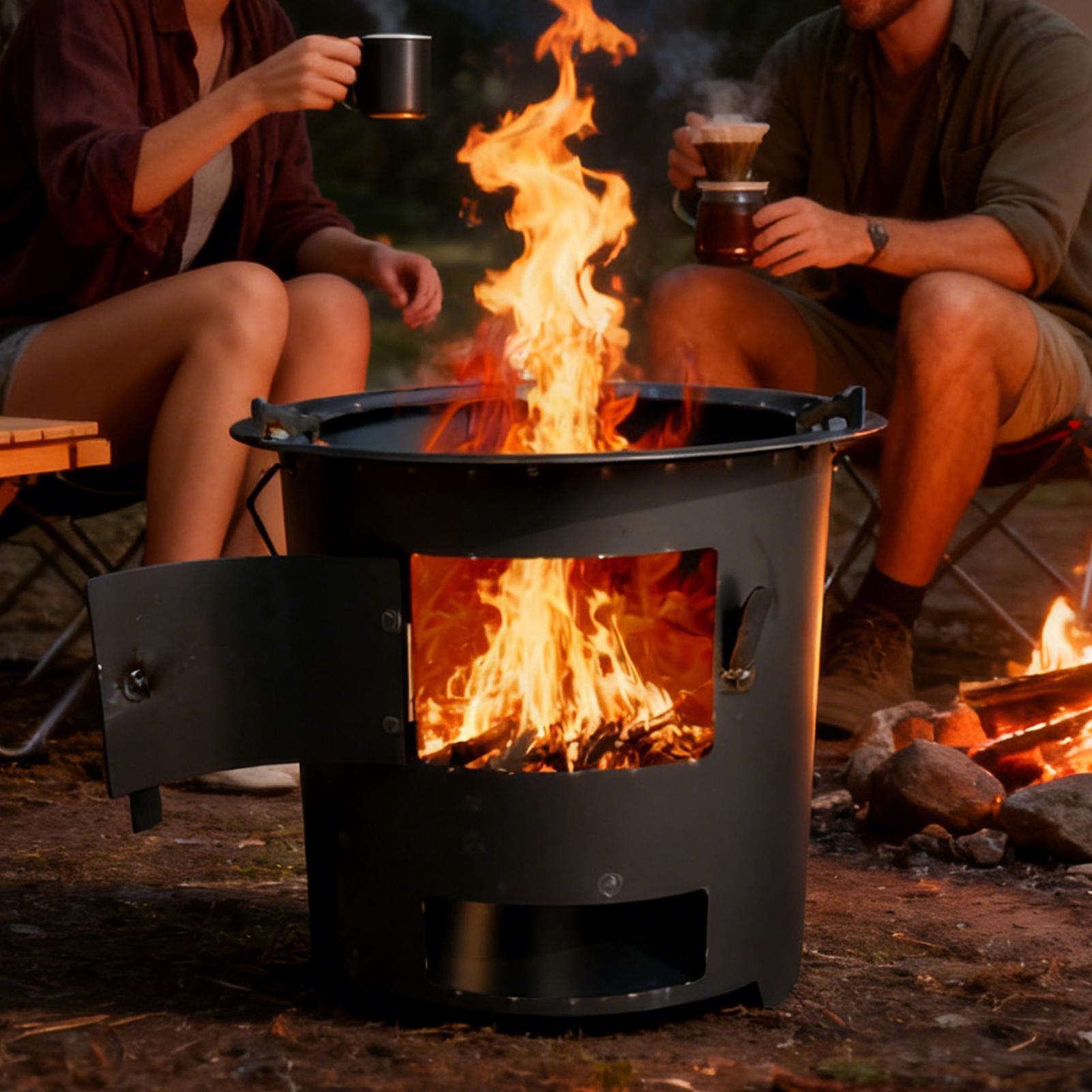 Rocket Stove Camping Portable  - đánh giá và giá Camping Cooking Gas Stove Portable Tool