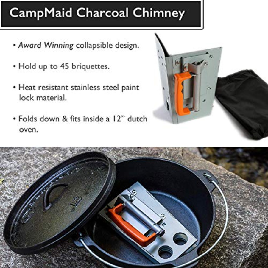 Outdoor Cooking Set - Dutch Ov - đánh giá và giá Camp Dutch Oven Cast