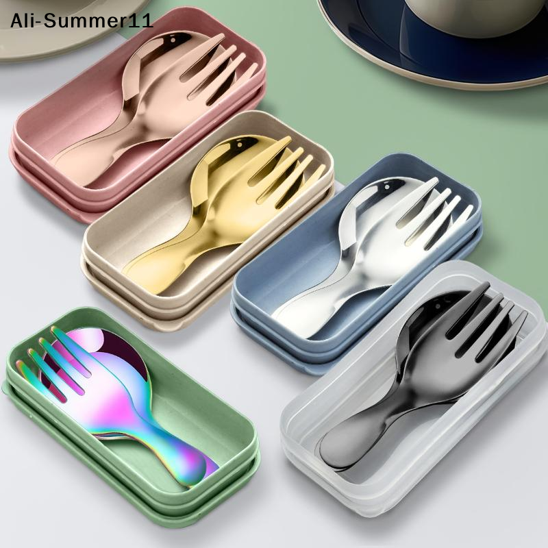【A6L】Steel Tableware Set Spoon - đánh giá và giá Camping Outdoor Cooking Set