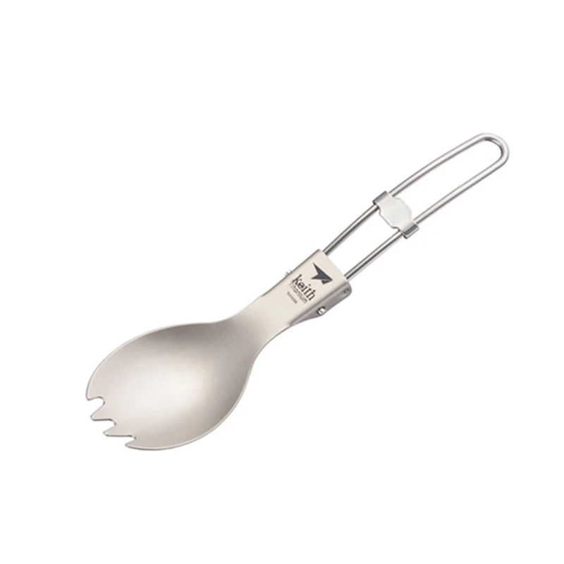 Keith Titanium Spork Foldable  - đánh giá và giá Camping Cooking Meals