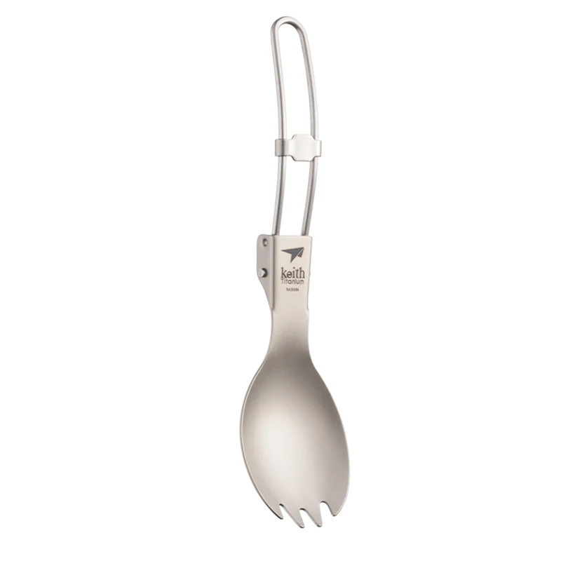 Keith Titanium Spork Foldable  - đánh giá và giá Camping Cooking Meals