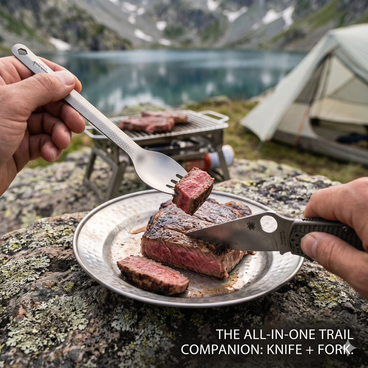 DAWN DEER 3-in-1 Titanium Spor - đánh giá và giá Quechua Camping Cooking Set