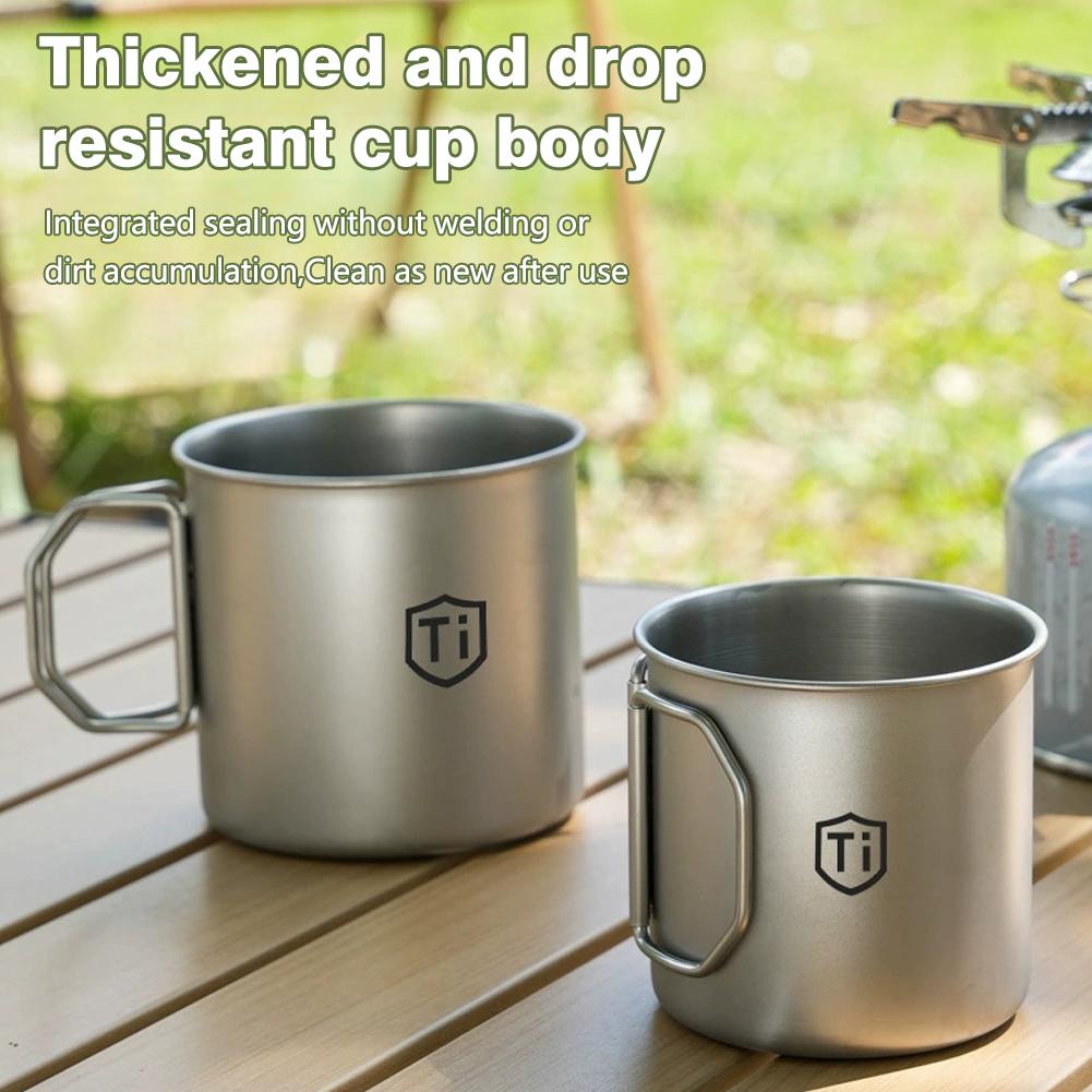Camping Mug Titanium Cup Touri - đánh giá và giá Quechua Camping Cooking Set