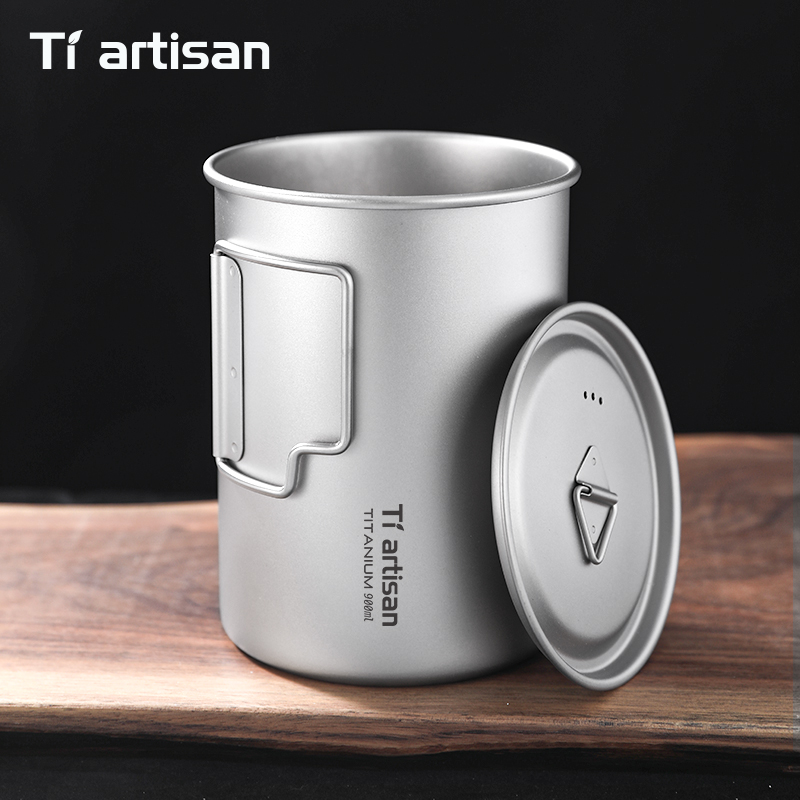 Tiartisan 750ml/ 900ml Titaniu - đánh giá và giá Camping Cooking Pot Large