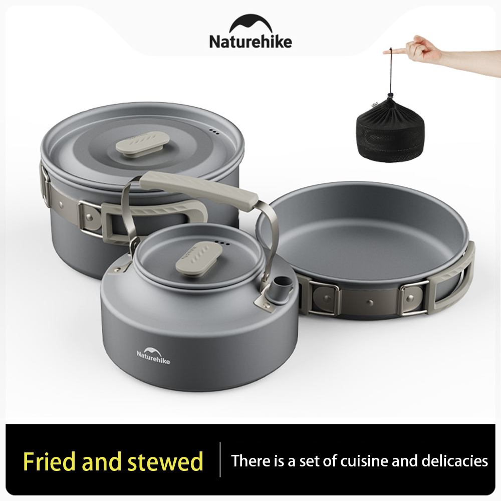 Naturehike Outdoor Pot Set,Cam - đánh giá và giá Camping Outdoor Cooking Set