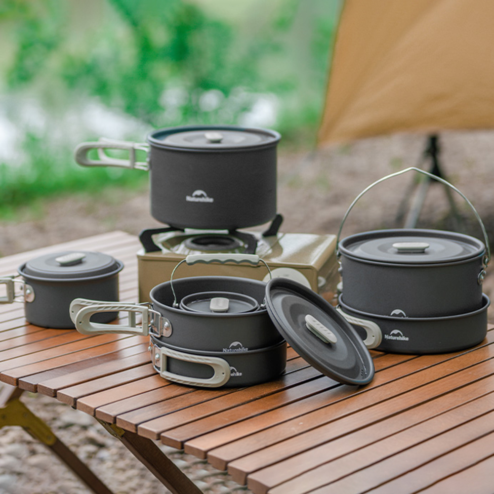 Naturehike Outdoor Pot Set,Cam - đánh giá và giá Camping Outdoor Cooking Set